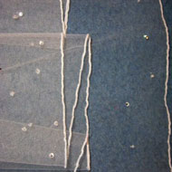 staggered crystal bridal veils