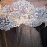 Lace Veil Detachable Blusher Veil