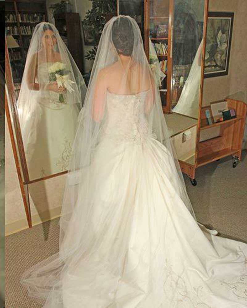Drop Veil At Cathedral Length Veils By Roxanne 5969